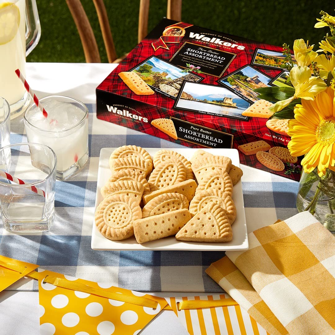 Walker'S Shortbread Traditional Assorted Cookies, All-Butter Shortbread Cookies, 35.3 Oz Box