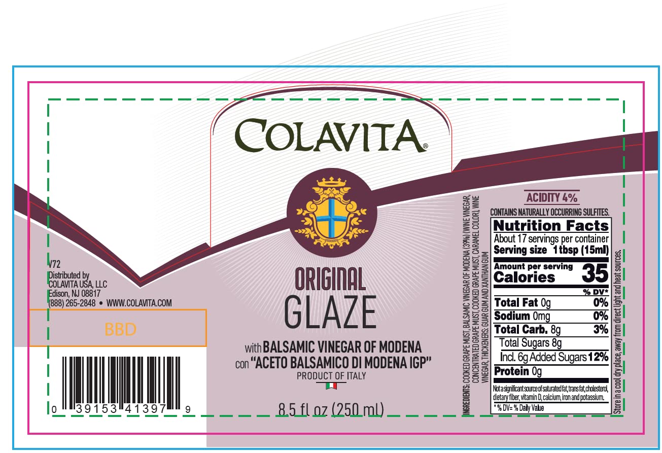 COLAVITA Balsamic Glaze, Italian Import, 8.5 Fl Oz Squeeze Bottle