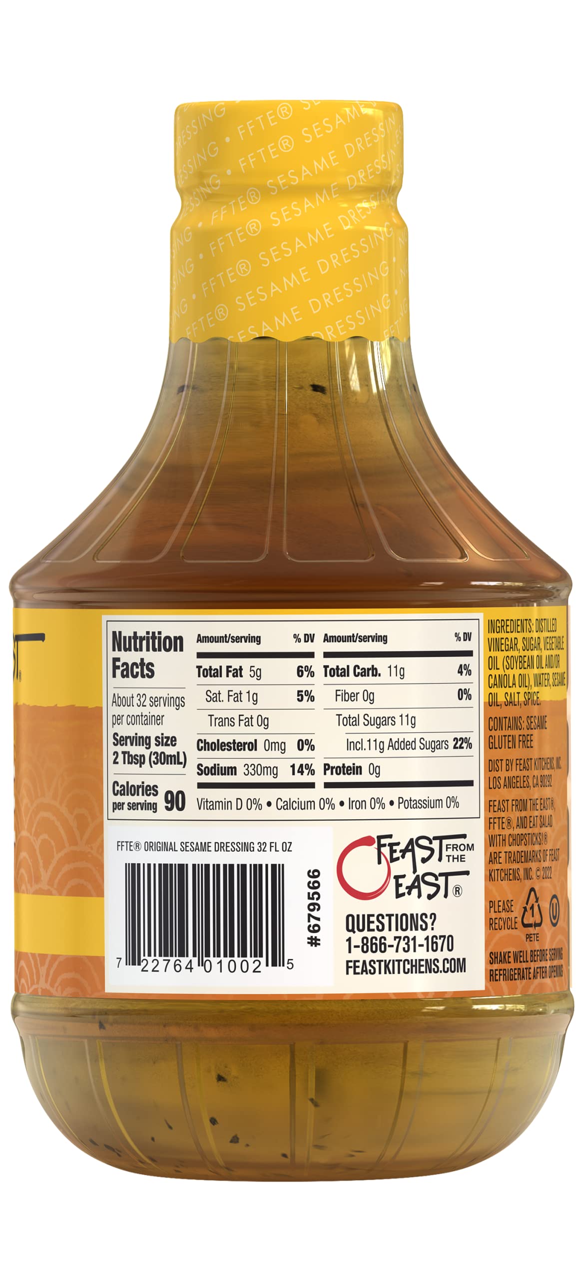 Feast From The East Feast From The East All Natural Sesame Salad Dressing -