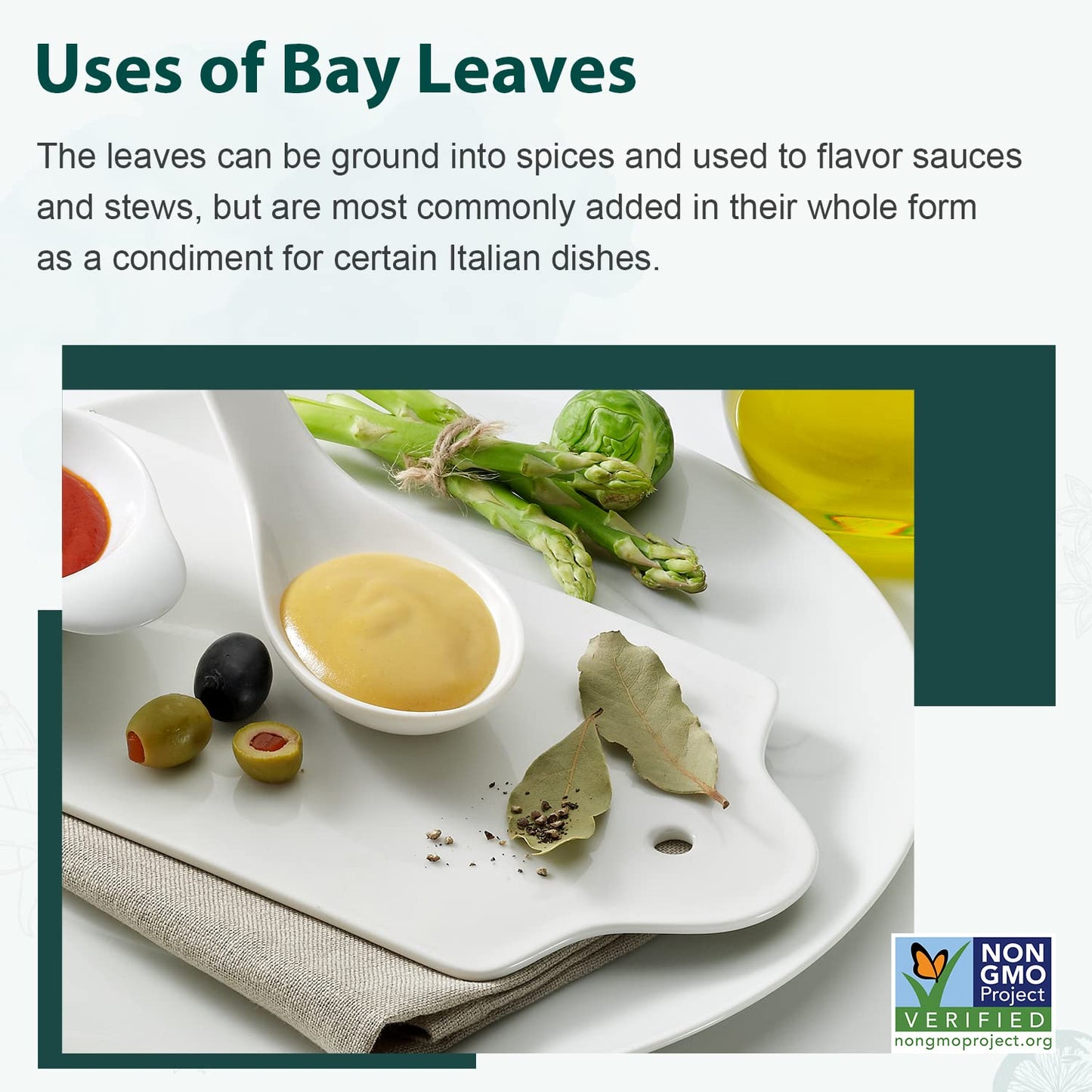 Soeos Bay Leaf, 1 lb (454g), Non-GMO Verified, Dried Bay Leaf, Freshly Packed to Keep Fresh, Bay Laurel Herbs for Cooking,Bay La