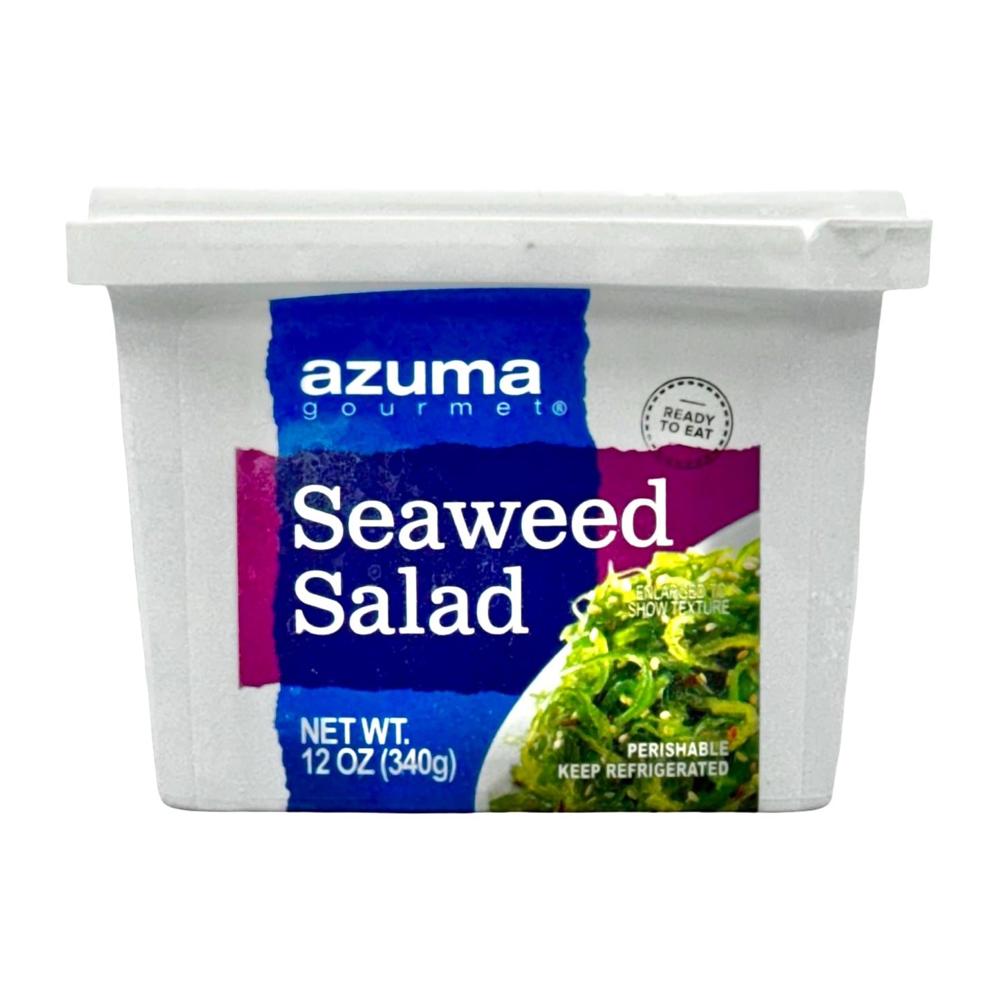 Azuma - Seaweed Salad - Authentic Japanese Wakame Salad with Sesame, Seasoned and Ready to Eat, Healthy Vegan Side Dish, Rich in
