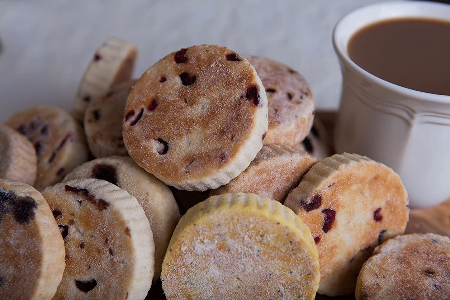 The Welsh Baker Welsh Cakes Variety Box - Currant & Cranberry Orange - 8 Total Cakes - 4 Ounce (Pack of 2)