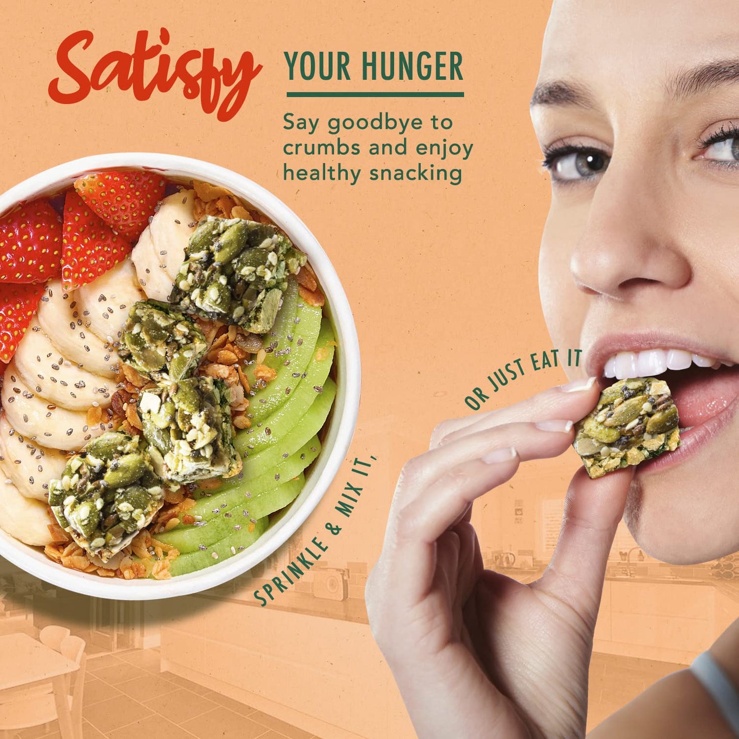 Melissa'S Clean Snax With Chia And Flaxseed, Gluten-Free Packaged Snacks, All Natural, Not Artificial Flavors Added, Low Sodium