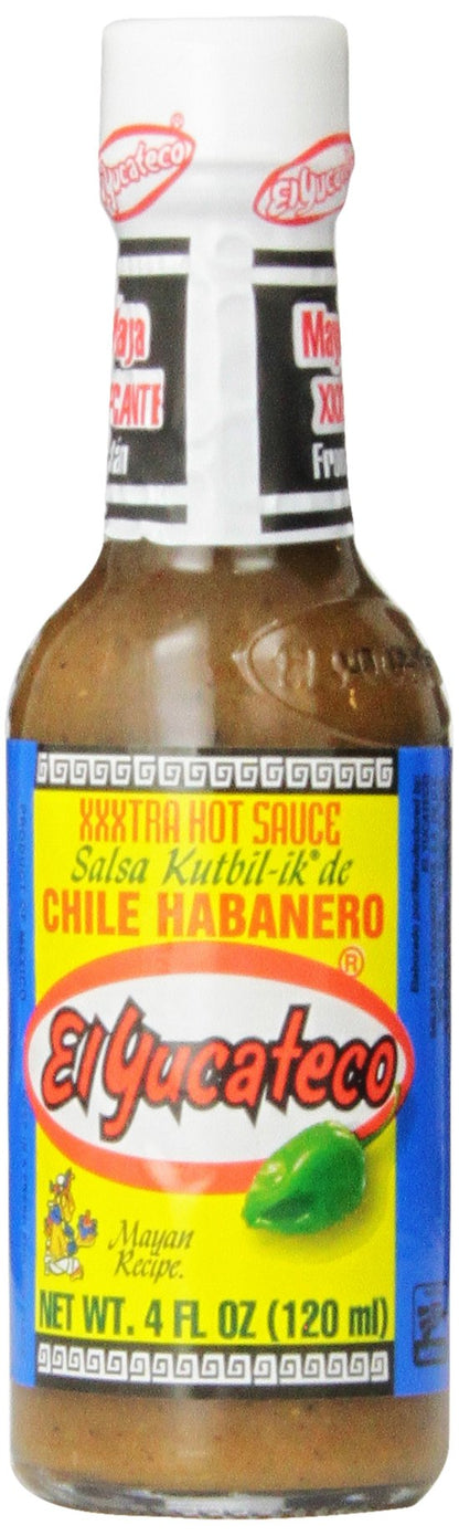 El Yucateco Habanero Verde XXtra Hot Sauce, 4 Ounce