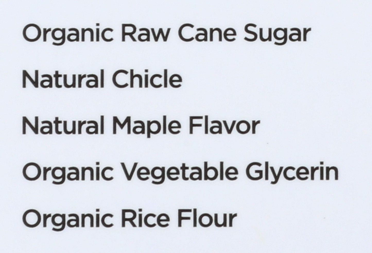 Simplygum Maple Natural Gum, 15 Ct