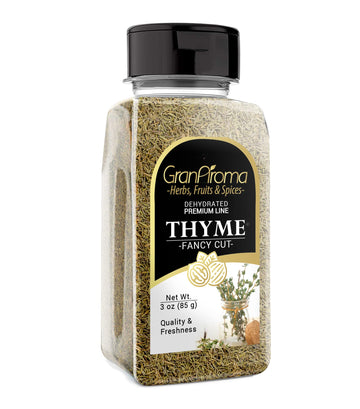 GranAroma Thyme Leaves 3 oz (85g), Fancy Cut, Traditional Herb