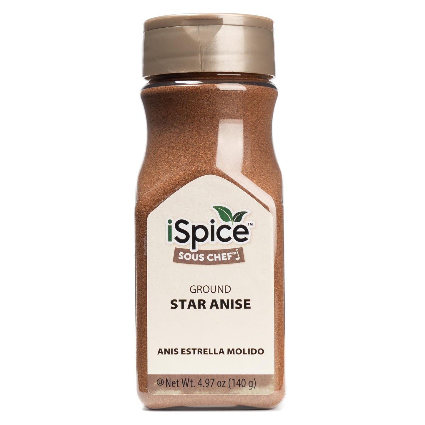 iSpice Premium Star Anise | All-Natural Spice | 4.97 Oz (140g) Ground Anise