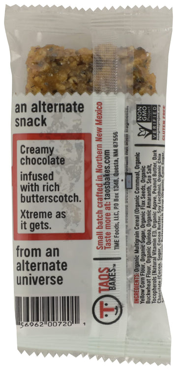 Taos Bakes - Bar Pb Chocolte Bttrsctch - Case of 12 - 1.8 OZ (12x1.8 OZ)