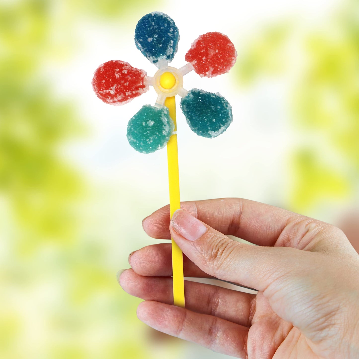 Zazers Jelly Pop Windmill Jelly Beans Candy, 30 Individual Pack Of Mix Berries Flavor Windmill Candy Pops, Kosher Novelty (Net W