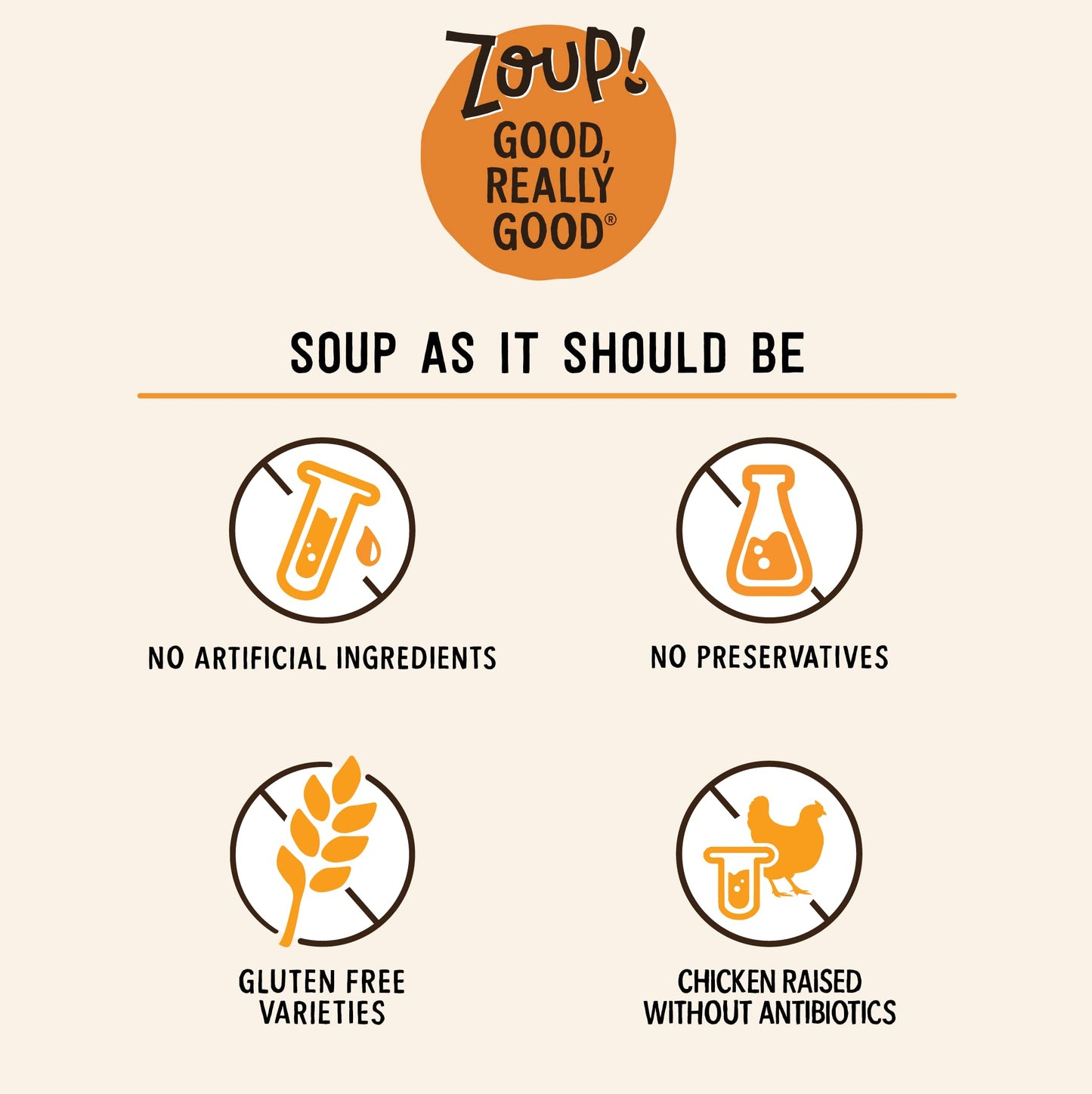 Zoup! Chicken Noodle Soup - No Artificial Ingredients, 16 oz Ready to Serve, 3 Pack