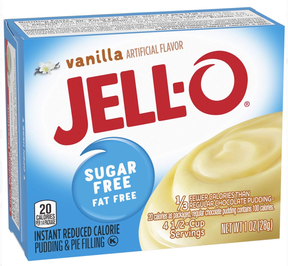 Jell-O Vanilla Sugar-free Instant Pudding & Pie Filling (1 Oz (Pack - 3))