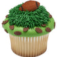Lucks Dec-Ons Decorations Molded Sugar/Cup-Cake Topper  Football  1.125 Inch  264 Count