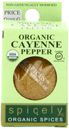 Spicely Organic Cayenne Pepper, 0.6 Ounce (Pack Of 6)