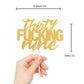 Thirty Nine Gold Glitter Cake Toppers 39 Years Old 39Th Birthday Anniversary Party Decorations Supplies