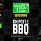 Quaker Steak And Lube Chipotle Bbq Seasoning Shaker - 5 Ounce Plastic Bottle Of Quaker Steak & Lube Chipotle Bbq Seasoning Shake
