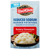 Idahoan Reduced Sodium Mashed Potatoes, Buttery Homestyle, 4 Ounce (Pack of 12)