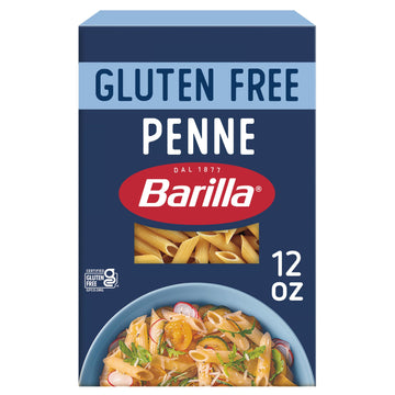 Barilla Gluten Free Penne Pasta  12 Ounce - Non-GMO Gluten Free Pasta Made with Blend of Corn & Rice - Vegan