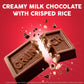 Crunch Minis, Bulk 8 Pack, Milk Chocolate And Crisped Rice, Full Size Holiday Candy Bars, Stocking Stuffers, Individually Wrapped, Resealable Share Size Bag, 9.8 Oz