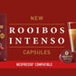 Red Espresso Intenso Rooibos Tea compact pieces, Compatible with Nespresso Machines, 10 Count