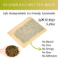 5.29Oz Organic Genmaicha Green Tea With Roasted Rice, 50 Count, Unbleached, Eco-Conscious Genmaicha Tea Bags, Vitalforest Roaste