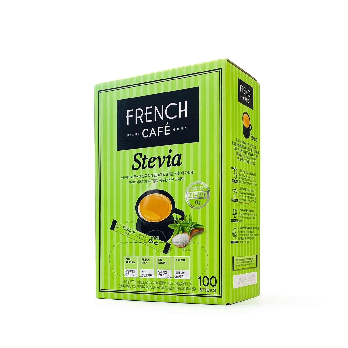 NAMYANG Stevia Instant Coffee Mix, Zero Sugar, 100 Sticks, 0.04 Ounce Pack