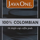 Java One Colombian 100% Coffee, 14-Count Pods (Pack Of 6)