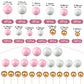 Tondiamo 108 Pcs Balls Cake Topper Balloons Cupcake Topper Diy Cake Insert Topper Foam Cake Balls Baking Decoration For Wedding