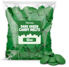Dark Green Candy Wafer Chocolate Melts - 12 oz Vanilla Flavored Smooth Melting Candy Coating for Dipping, Drizzling, Molding & D