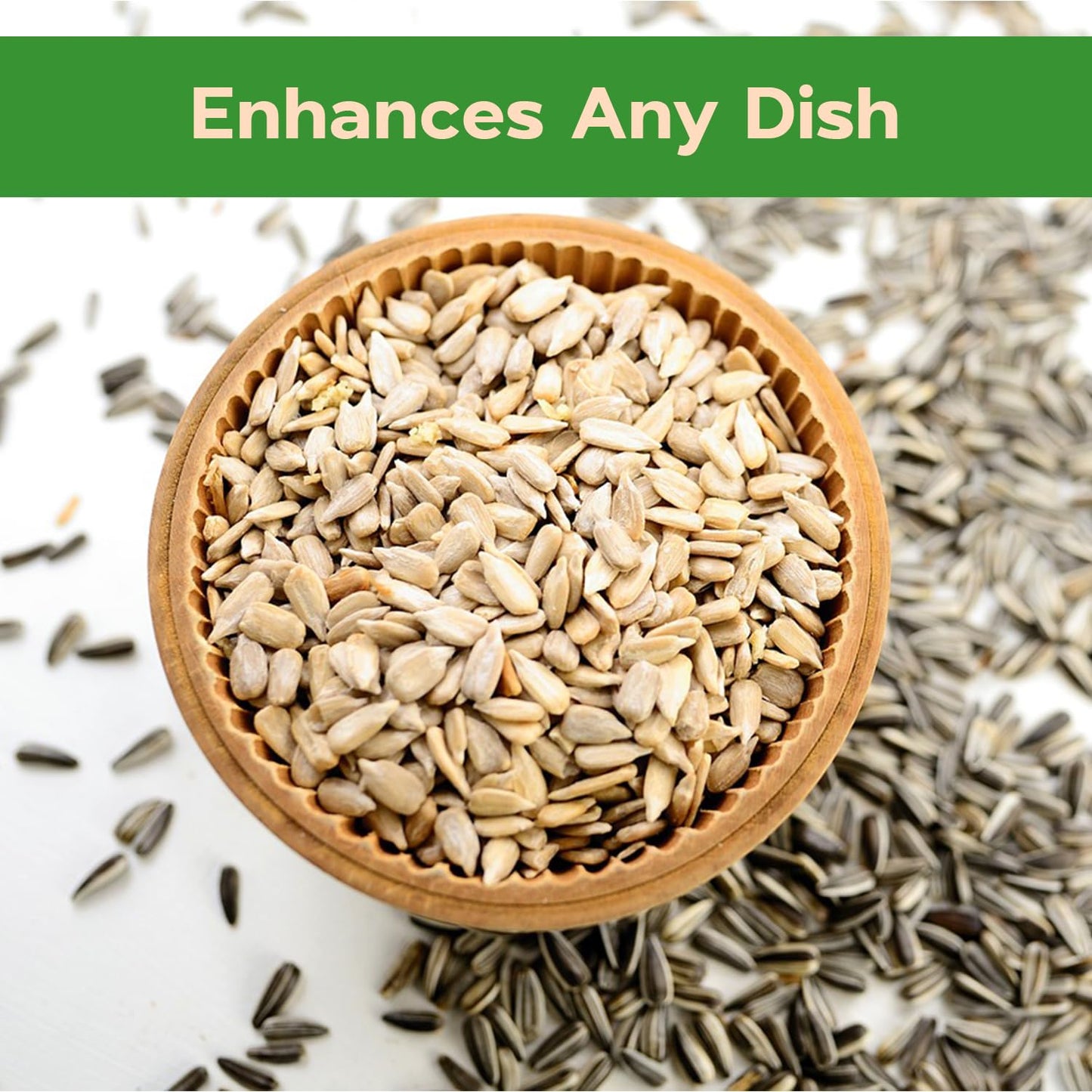 Sincerely Nuts Sunflower Seed Kernels Raw (No Shell) (2lb bag) | Delicious Antioxidant Rich Snack | Source of Protein, Fiber, Es