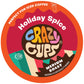 Crazy Cups Holiday Spice Flavored Coffee Pods, Medium Roast, 22 Count, Compatible with Keurig K Cups