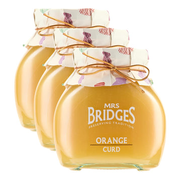 Mrs Bridges Orange Curd, Made in Scotland, 12oz Jar (Pack of 3)