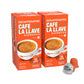Cafe La Llave Decaf Espresso Pods - 40 Dark Roast Coffee Capsules, Intensity 11, Compatible with Nespresso Original Line Machines