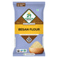 24 Mantra Organic Besan/Gram Flour/Besan Pindi - 500Gms | Pack Of 1 | 100% Organic | Chemical Free & Pesticides Free | Uniform P