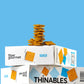 Fiber Gourmet Ranch Thinables Baked Cheese Crackers - Healthy Keto Crackers, Low Calorie High Fiber Snack, 6g Net Carbs, 70 Calo