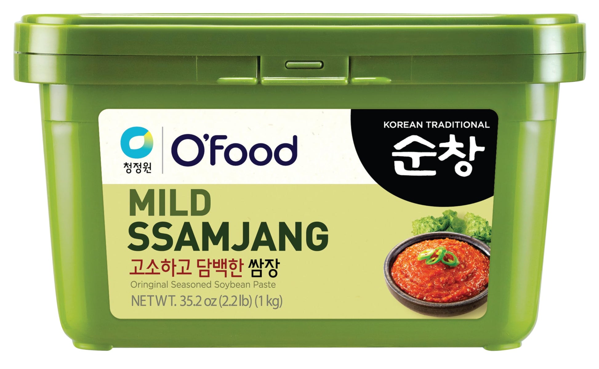 Chung Jung One O'Food Ssamjang, Korean Mild Seasoned Soybean Paste Sauce, Perfect for Rice, Noodles, Fresh Vegetables and Meat, 