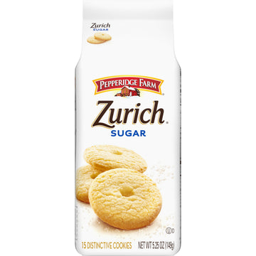 Pepperidge Farm Zurich Sugar Cookies, 5.25 Oz Bag