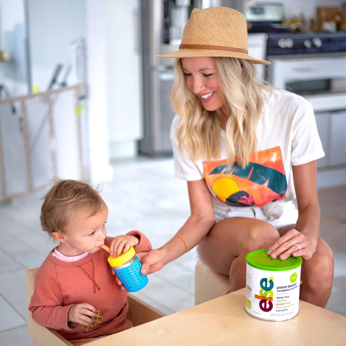 Else Nutrition Toddler Formula 12-36 Mo., Plant Based Toddler Nutritional Drink - Soy & Dairy Free, Lactose Free - Complete Baby Formula (12-36 Mo.), Protein Powder W/ 20+ Vitamins (22Oz, 4-Pack)