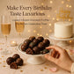 ANDY ANAND CHOCOLATIER Dark Chocolate Truffles Gift Box - Gluten Free, 16 Count, All-Natural Flavors