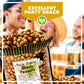Traditional Shoyu Peanut Rice Crackers - Mochi Crunch Asian Snack - Lightly Coated Soy Sauce Flavored Shell With Peanut Core - S
