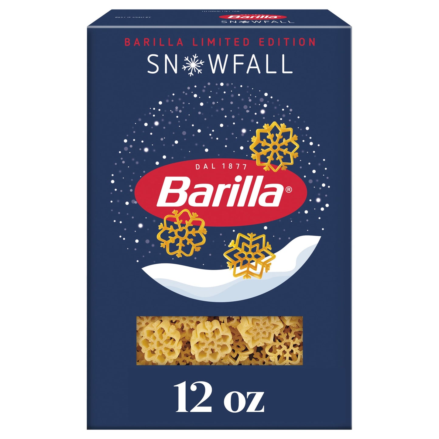 BARILLA Limited Edition Snowfall Pasta  12 oz. Box