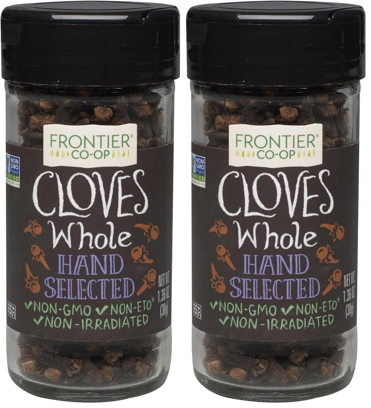 Frontier Natural Products Cloves, Whole, Select, 1.36 Ounce (Pack of 2)