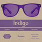 Purple Canyon Indigo Color Therapy Mood Glasses Light Therapy Chakra Healing Glasses Chromotherapy Glasses Indigo Colored Lenses