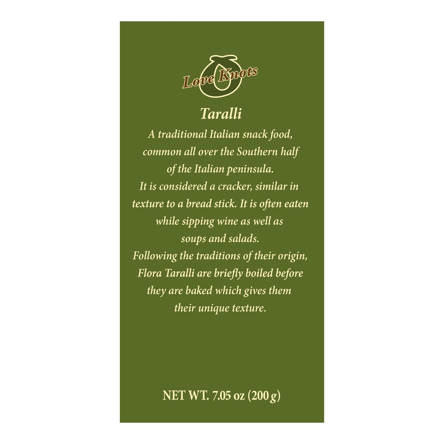 Flora Imported Taralli (Olive Oil)