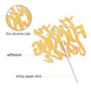 Thirty Four Gold Glitter Cake Toppers 34 Years Old 34Th Birthday Anniversary Party Decorations Supplies