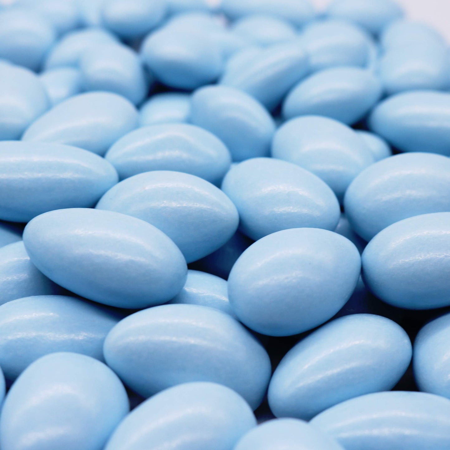Smarty Stop Jordan Almonds (Light Blue- Pastel Colors, 10 Pound (Pack Of 1))