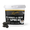 Lovetta Cookies & Cream Spread Bulk 11Lb (5Kg) Tub - Smooth Gourmet Cookie Cflavor Blendble Dessert Cream  Rich Vanilla & Chocolate Cookie Filling For Pastries  Crepes  Cakes & Bakeries - Ready To Use