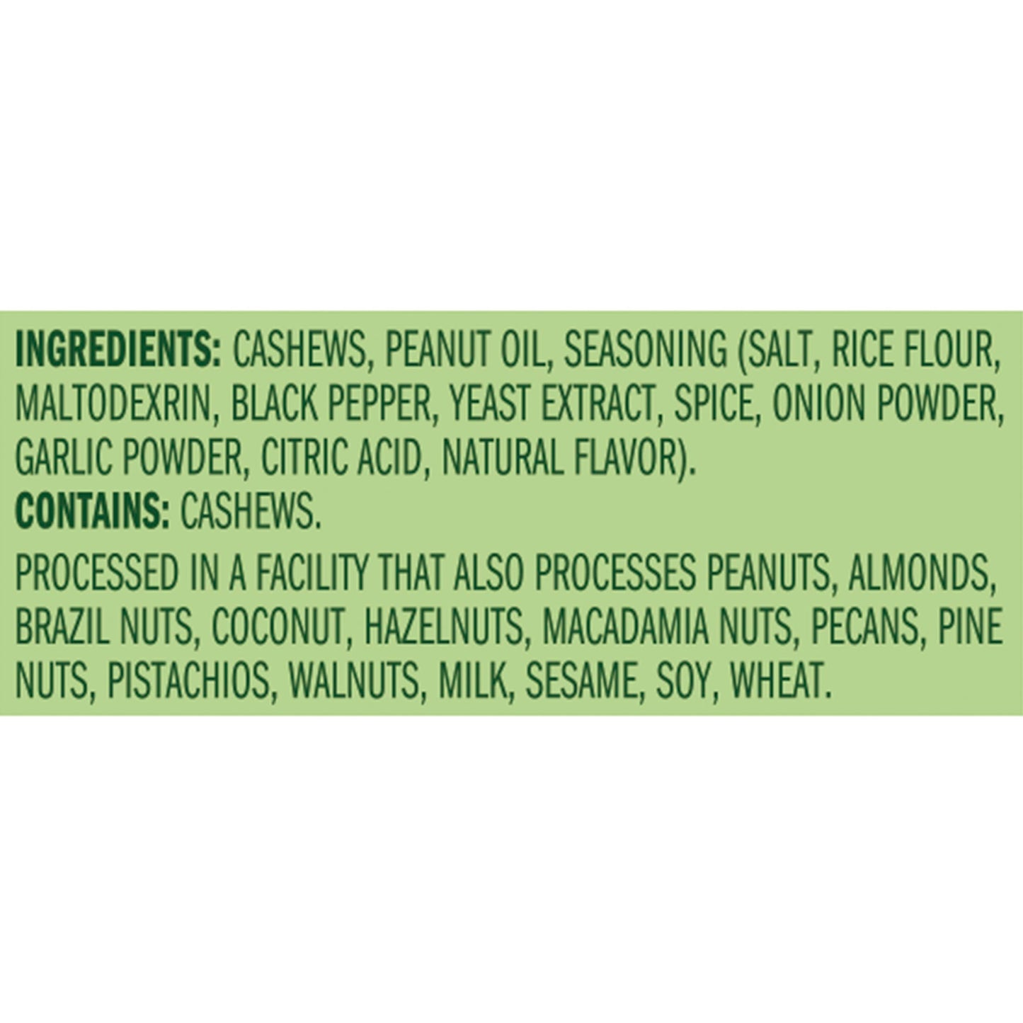 Emerald Nuts Salt And Pepper Seasoned Cashews 8 Ct (1-Pack) | 2.5 Oz Individual Snack Tubes | Kosher Certified, Non-Gmo, Contain