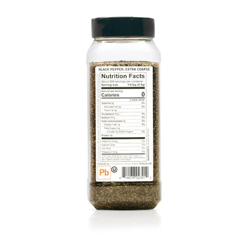 Spiceology - Extra Coarse Ground Black Pepper - Bulk Pepper for Home Cooks, Chefs, and Professional Kitchens - 16 oz