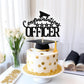 Congrats Officer 2025 Cake Topper, Officer Graduation Party Decorations, Officer Cake Decor 2025, Police College School Graduati