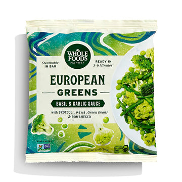 WHOLE FOODS MARKET European Greens Vegetable Blend, 12 OZ